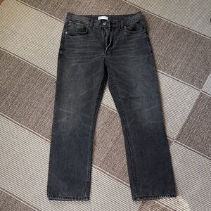 Zara TRF STRAIGHT LEG JEANS WITH A HIGH WAIST - 30/10